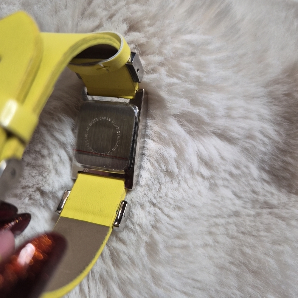 Cache Yellow and Silver Women's Watch - Picture 4 of 10